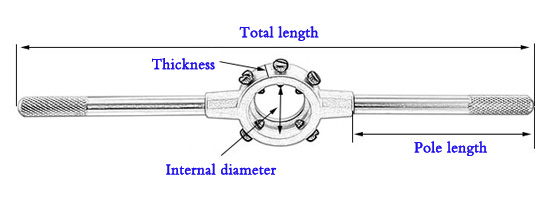 Die Stocks, Inside Diameter: 16-45mm